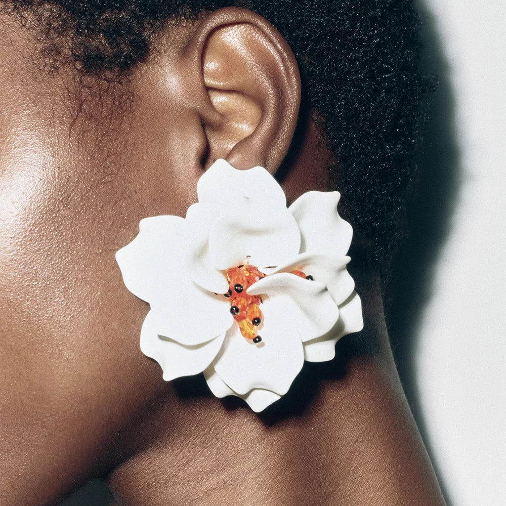 Shimmery Bloom Earrings