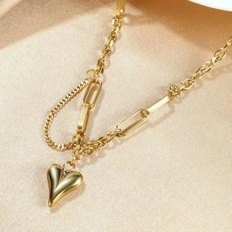 Sweet Heart Stainless Steel Choker