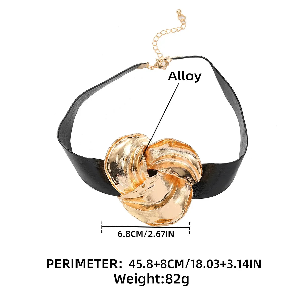 Irregular Alloy Statement Bracelet