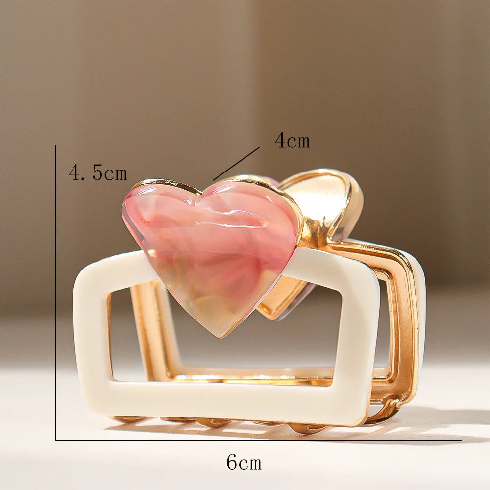 Sweet Love – Square Shark Hair Clip