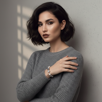 Pearl Bead Magnetic Bracelet