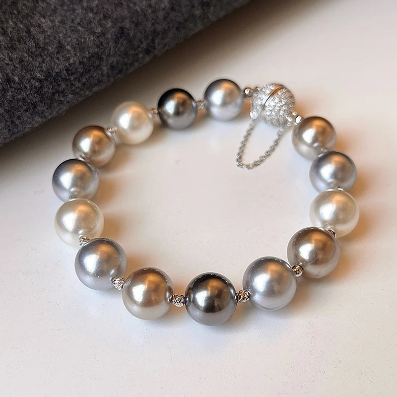Pearl Bead Magnetic Bracelet