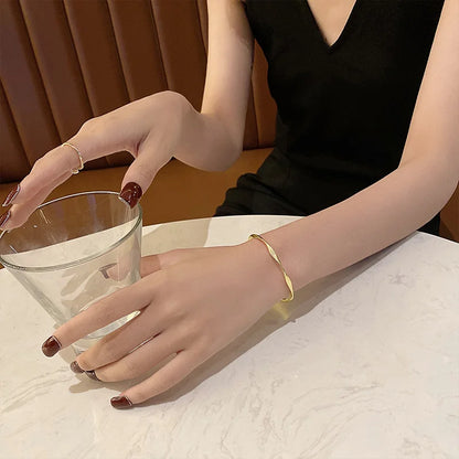 Twisted Metal Cuff Bracelet