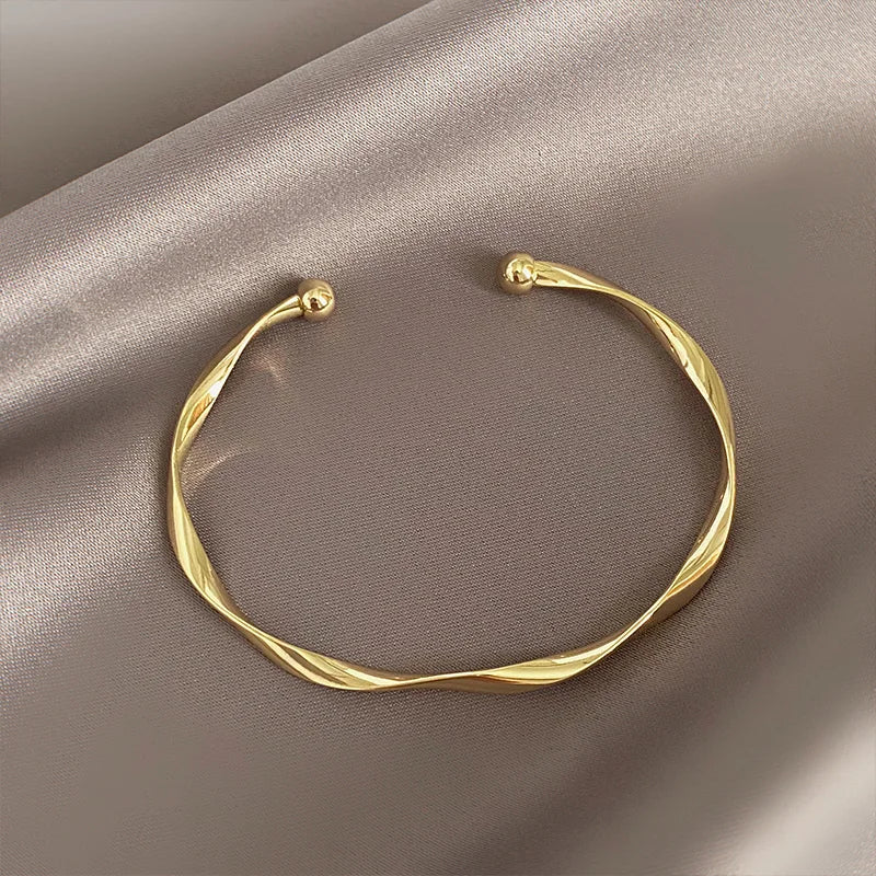 Twisted Metal Cuff Bracelet