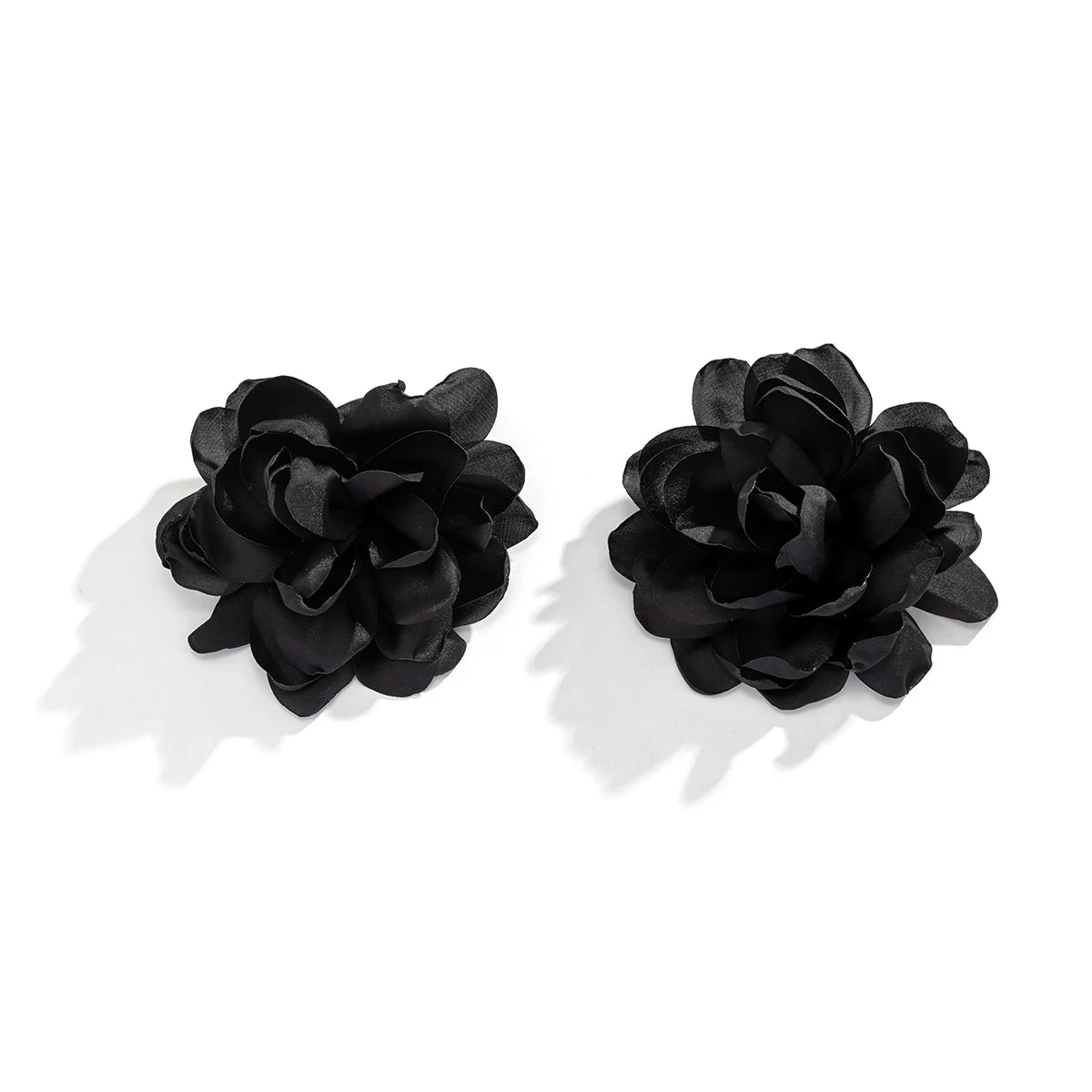 Elegant Big Flower Stud Earrings