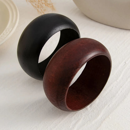Vintage Irregular Wood Bangles