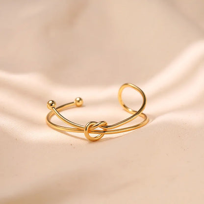 Smooth Wire Geometric Bangle