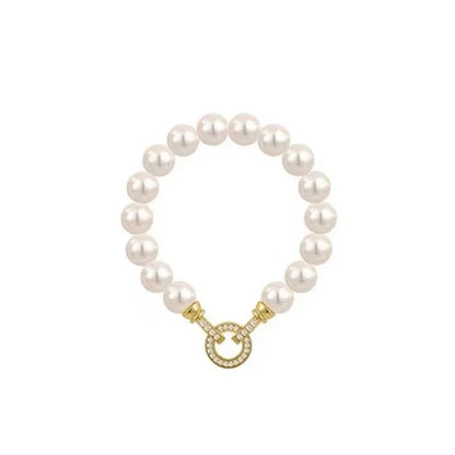 Micro Zircon & Pearl Charm