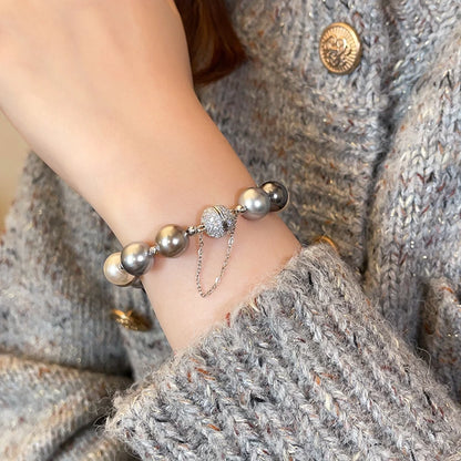 Pearl Bead Magnetic Bracelet