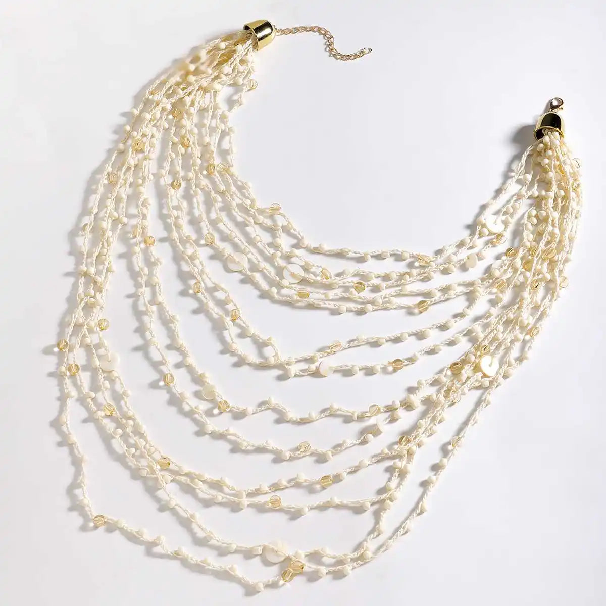 Ocean Breeze Beaded Necklace