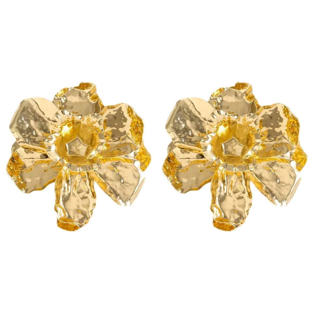 Handmade Layered Flower Earrings