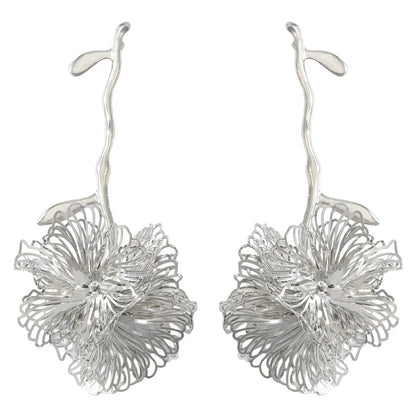 Boho Crystal Blossom Earrings