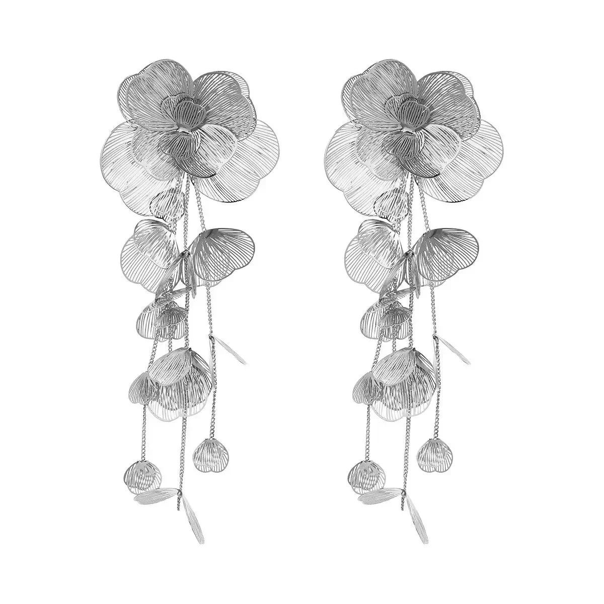 Boho Crystal Blossom Earrings