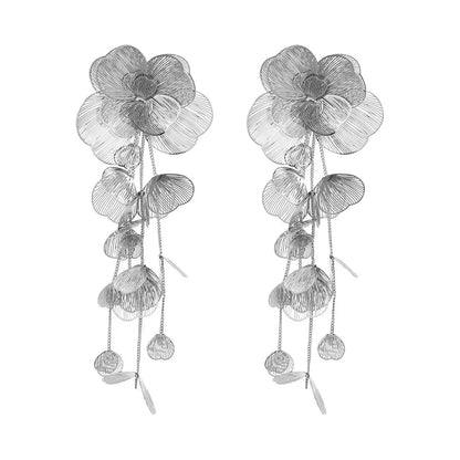 Boho Crystal Blossom Earrings