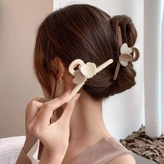 Milk Tea Hair Clip