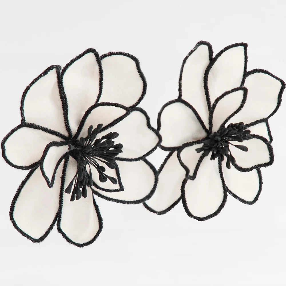 Handmade Layered Flower Earrings