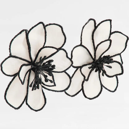 Handmade Layered Flower Earrings