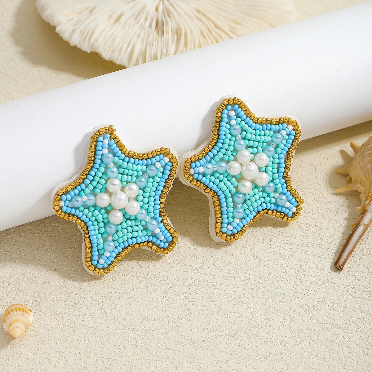 Ocean Breeze Shell Earrings