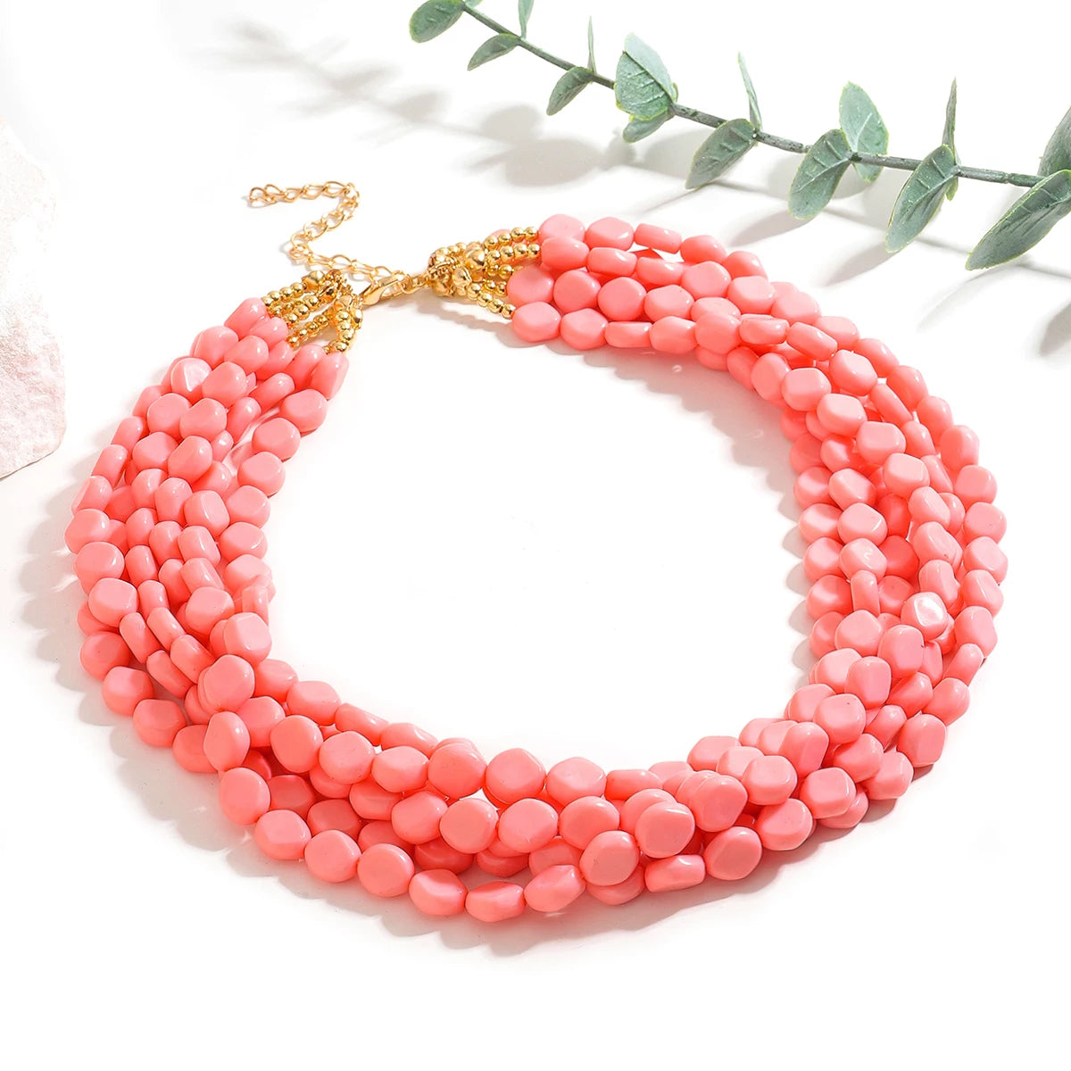 Vintage Beaded Party Necklace