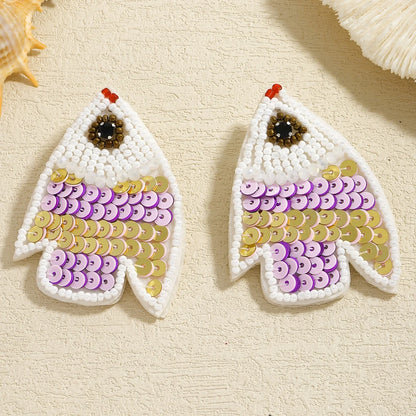 Sea Creature Beaded Dangles
