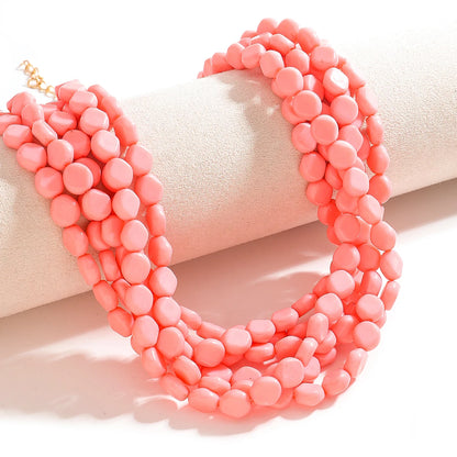 Vintage Beaded Party Necklace