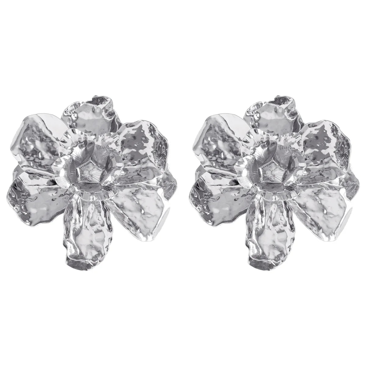 Handmade Layered Flower Earrings