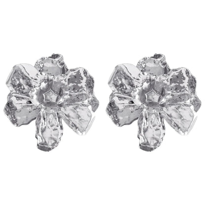 Handmade Layered Flower Earrings