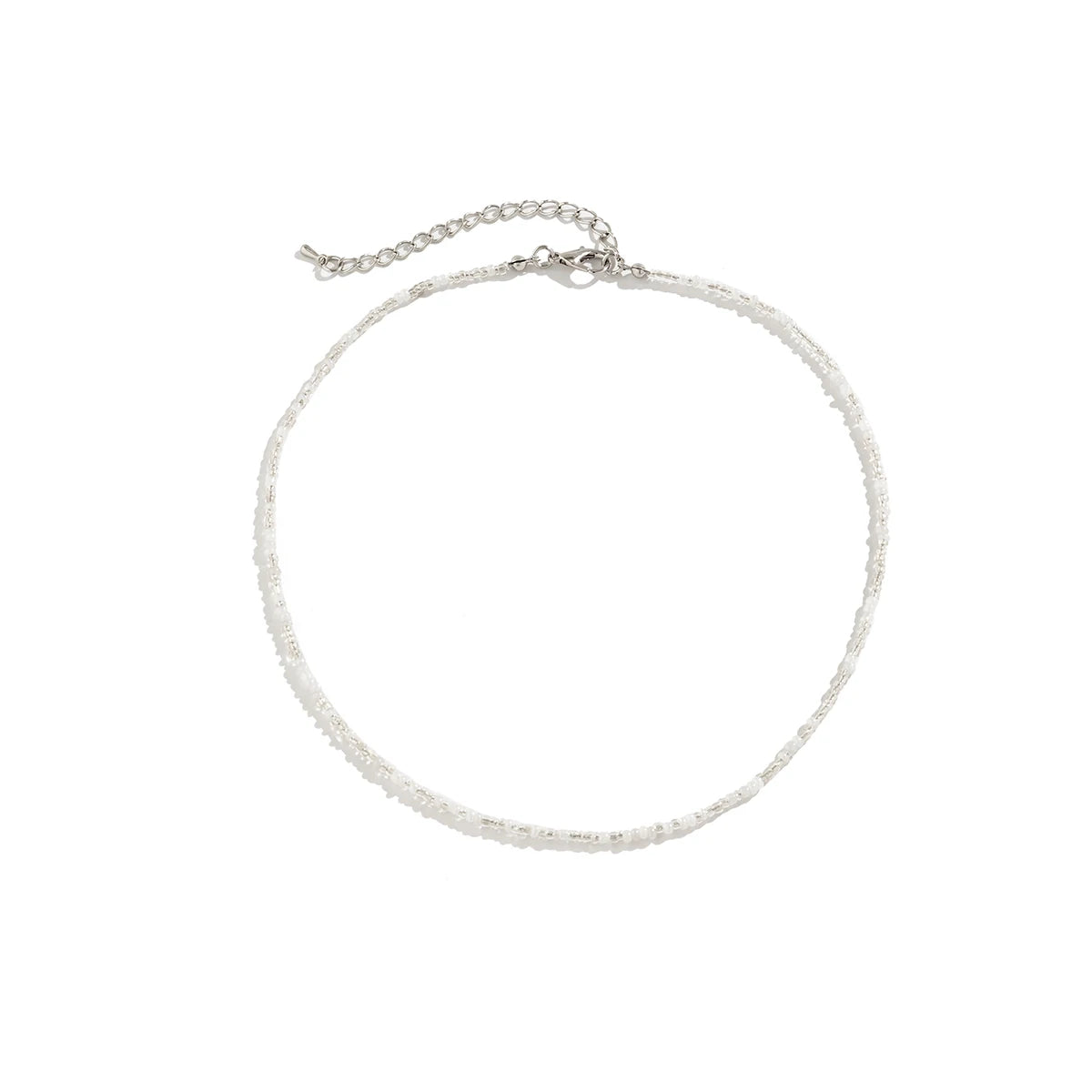 Bohemian Mixed Color Seed Bead Necklace