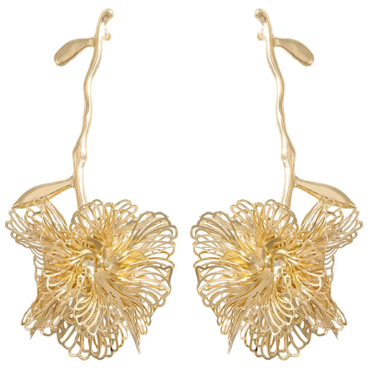 Boho Crystal Blossom Earrings