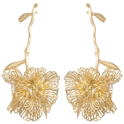 Boho Crystal Blossom Earrings