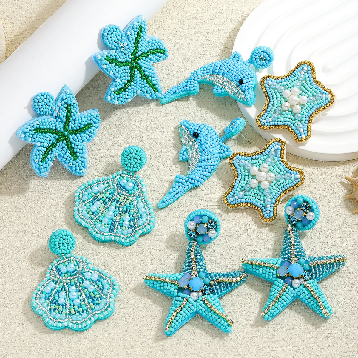 Ocean Breeze Shell Earrings