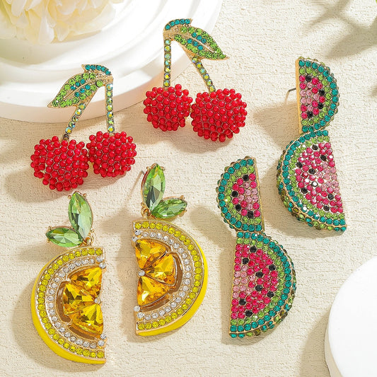 Fruit Fiesta Beaded Earrings