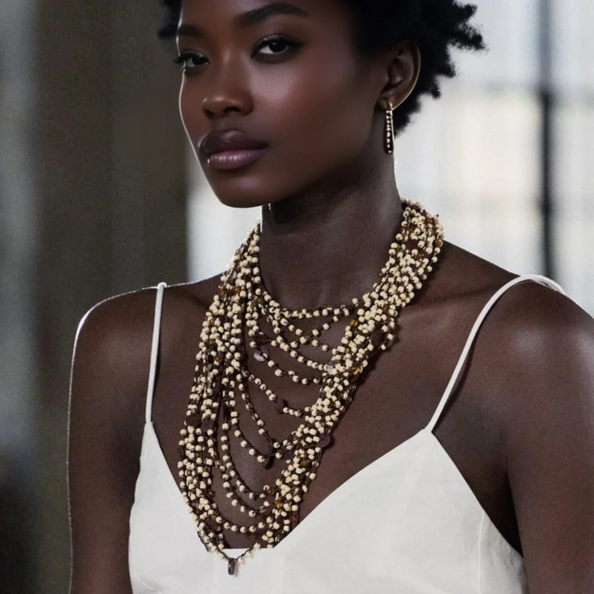 Ocean Breeze Beaded Necklace