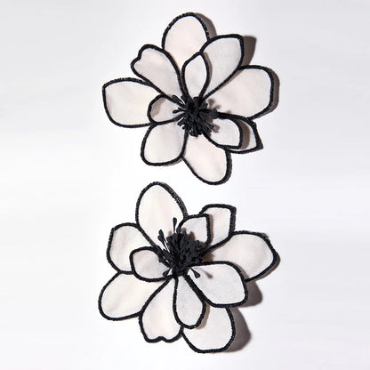 Handmade Layered Flower Earrings