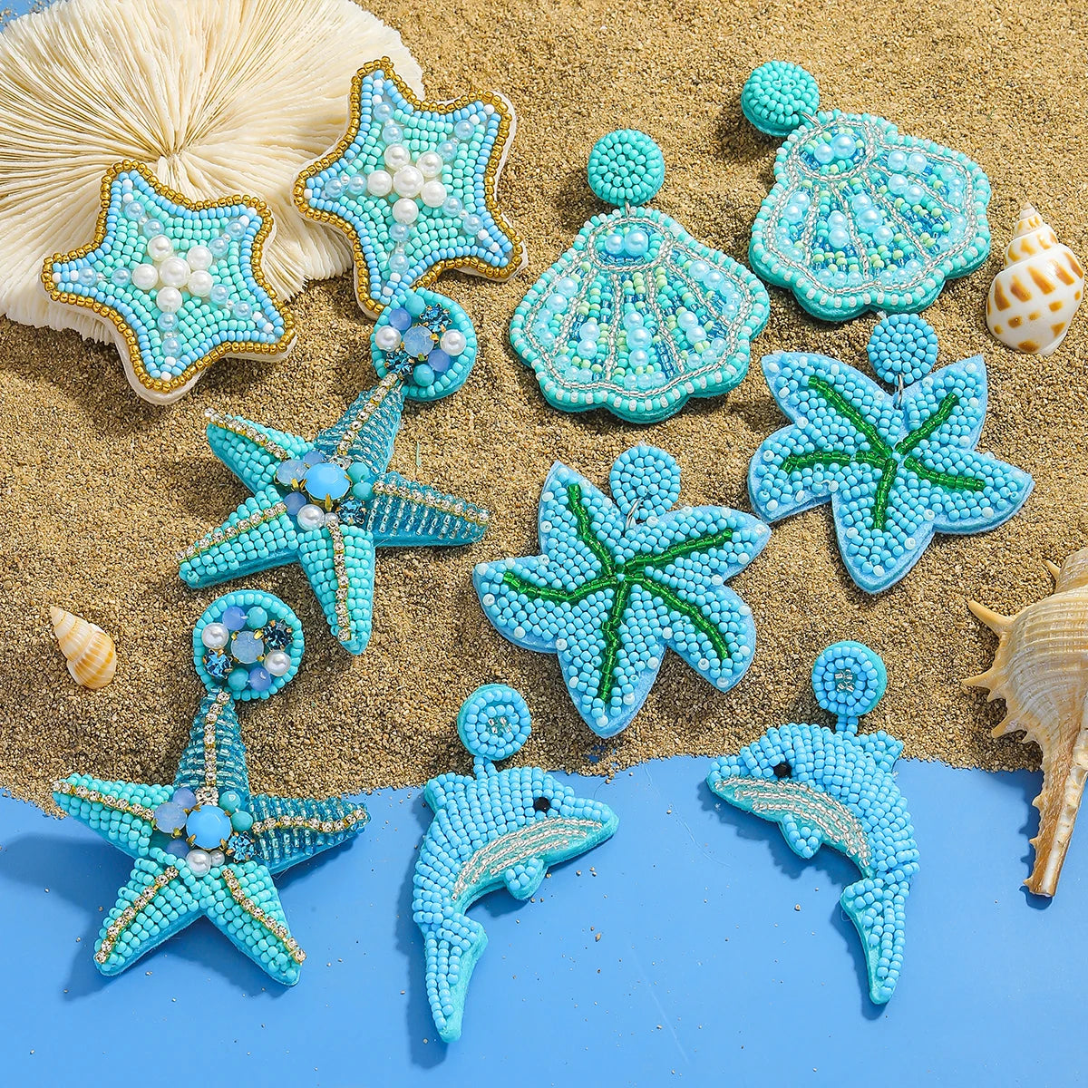 Ocean Breeze Shell Earrings