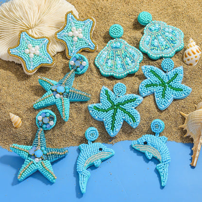 Ocean Breeze Shell Earrings