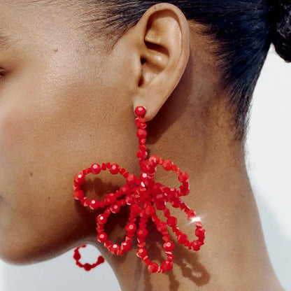 Boho Crystal Blossom Earrings