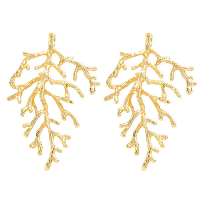 Coral Charm Choker Necklace