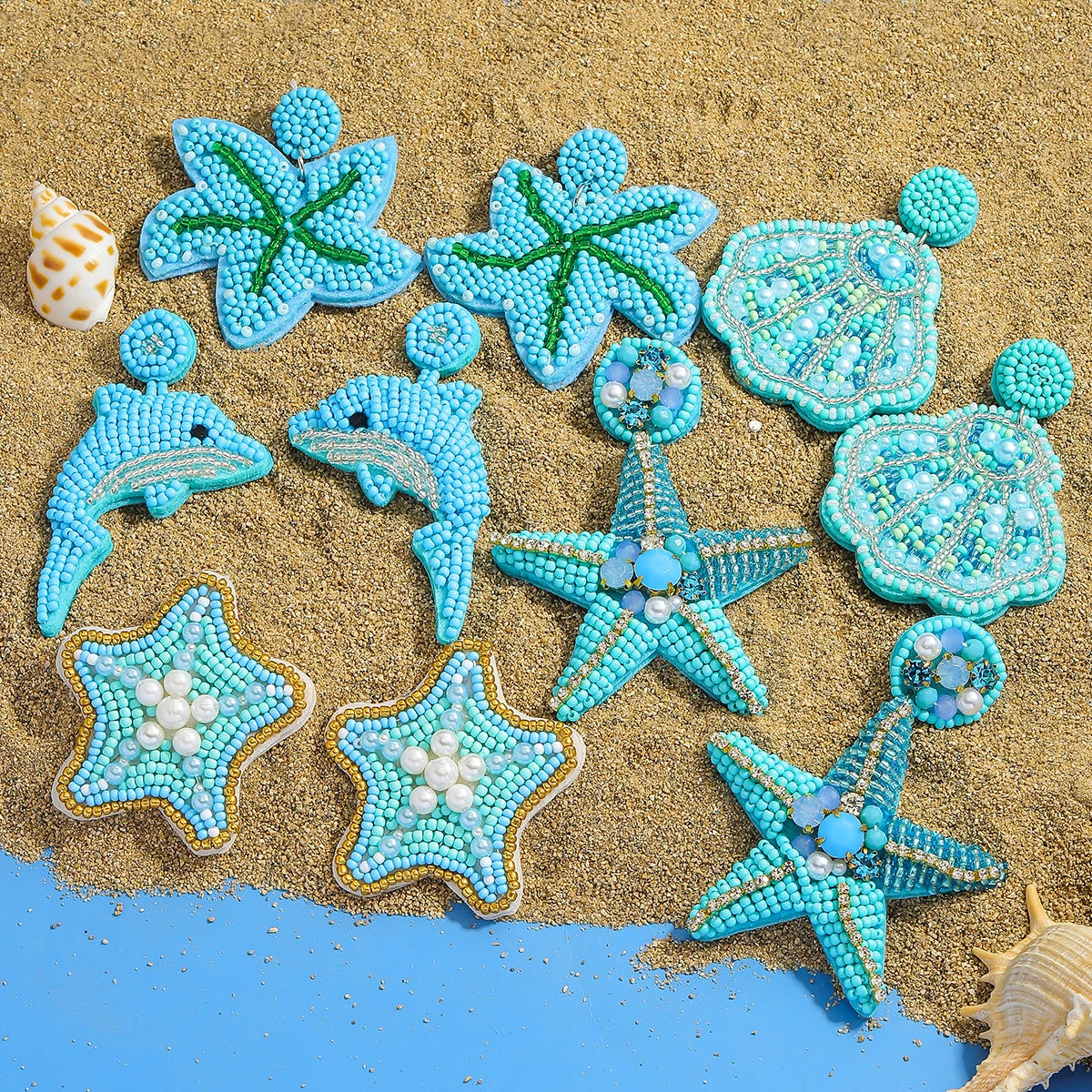 Ocean Breeze Shell Earrings