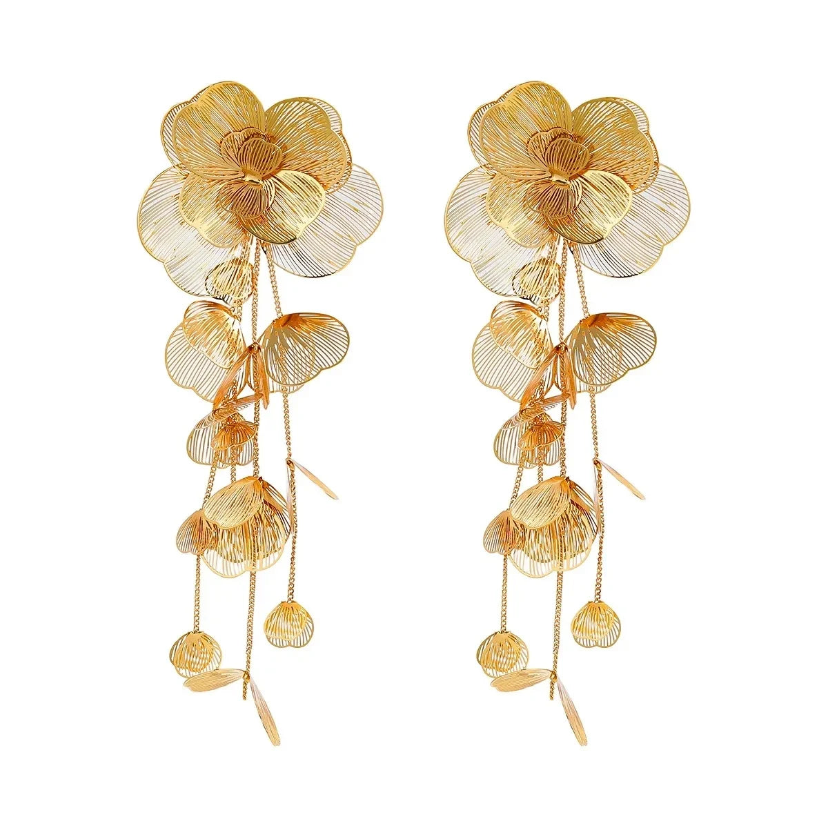 Boho Crystal Blossom Earrings