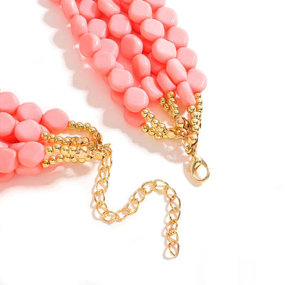 Vintage Beaded Party Necklace