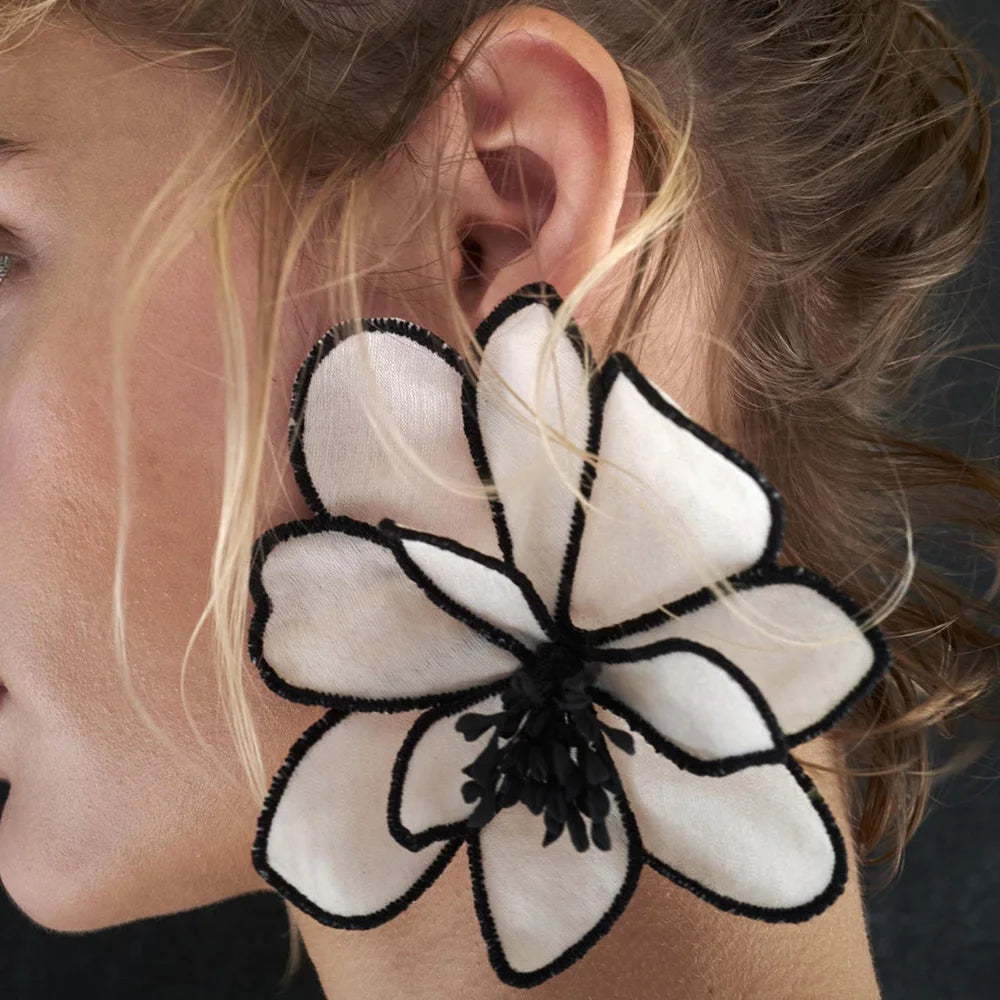 Handmade Layered Flower Earrings