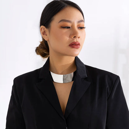 Steampunk Glam – Bold Gold Metal Choker