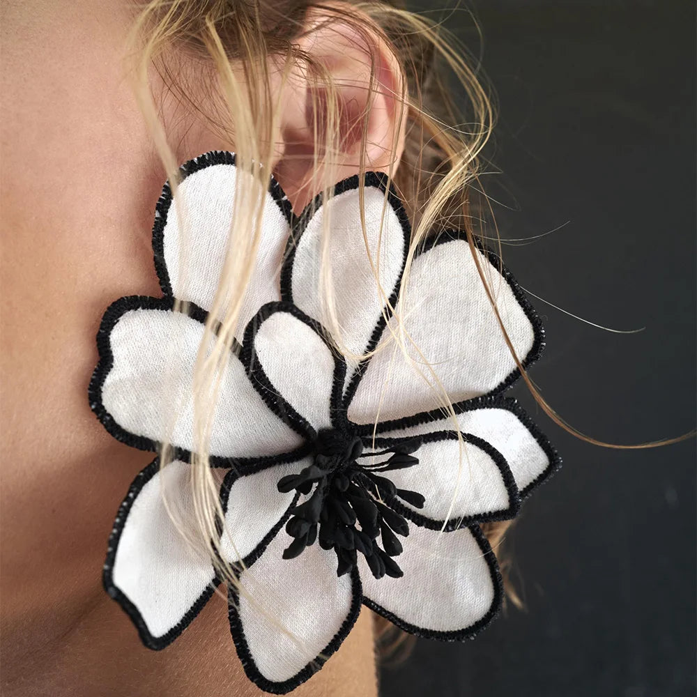 Handmade Layered Flower Earrings