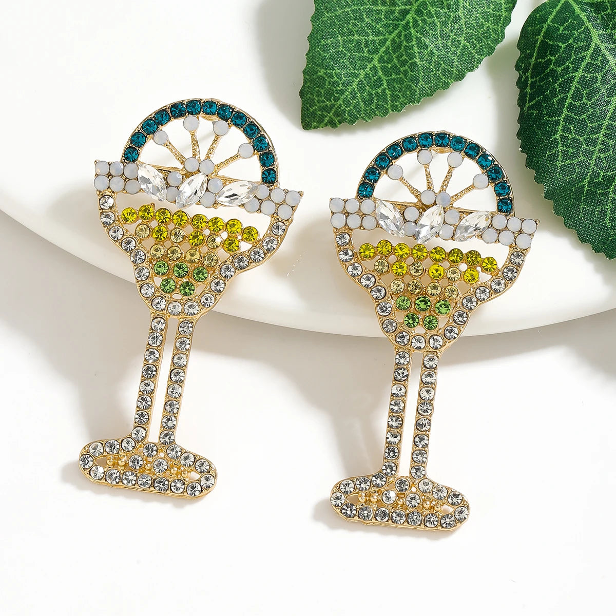 Lemonade Bead Dangle Earrings