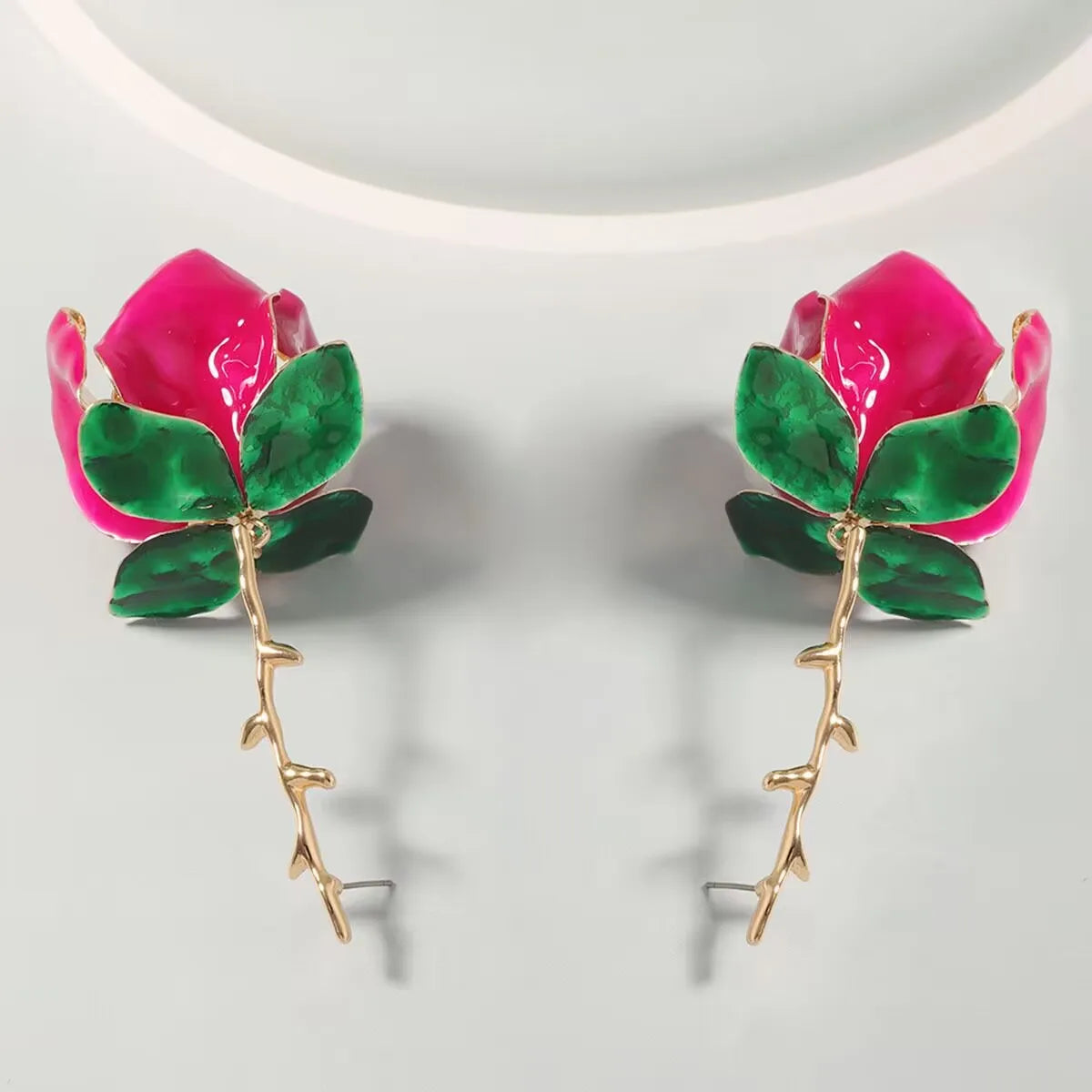 Blossoming Rose Earrings