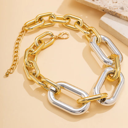 Exaggerated Acrylic Big Chain Necklace