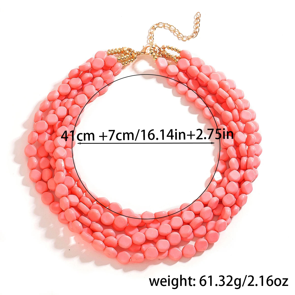 Vintage Beaded Party Necklace