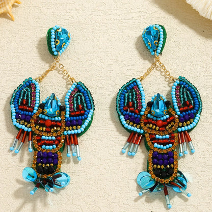 Sea Creature Beaded Dangles