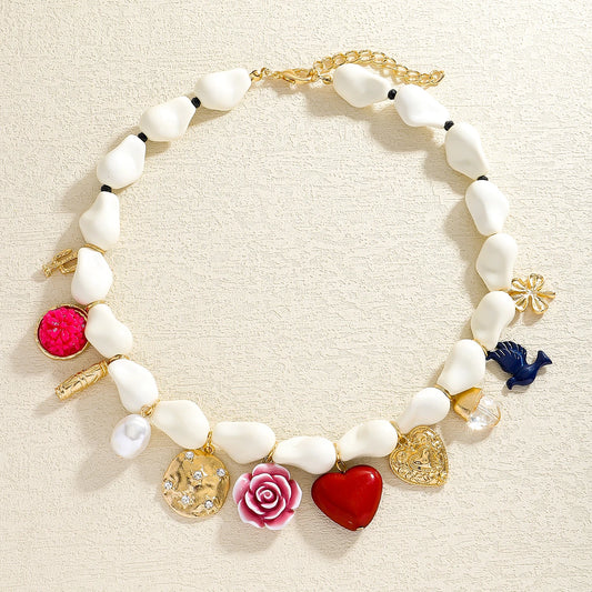 Baroque Charm Statement Necklace